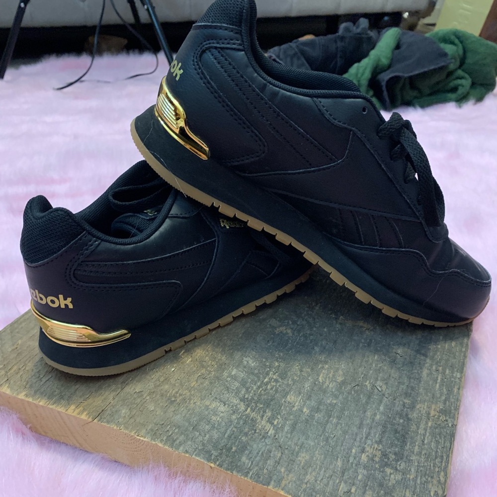 Black and Gold Reebok Classics